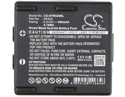 Replacement Battery for Abitron  KH68300520.A – Crane Remote Control – 600mAh / 5.76Wh / 9.6V