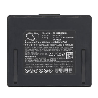 Replacement Battery for Hetronic  NOVA XXL – Crane Remote Control – 10200mAh / 37.74Wh / 3.7V