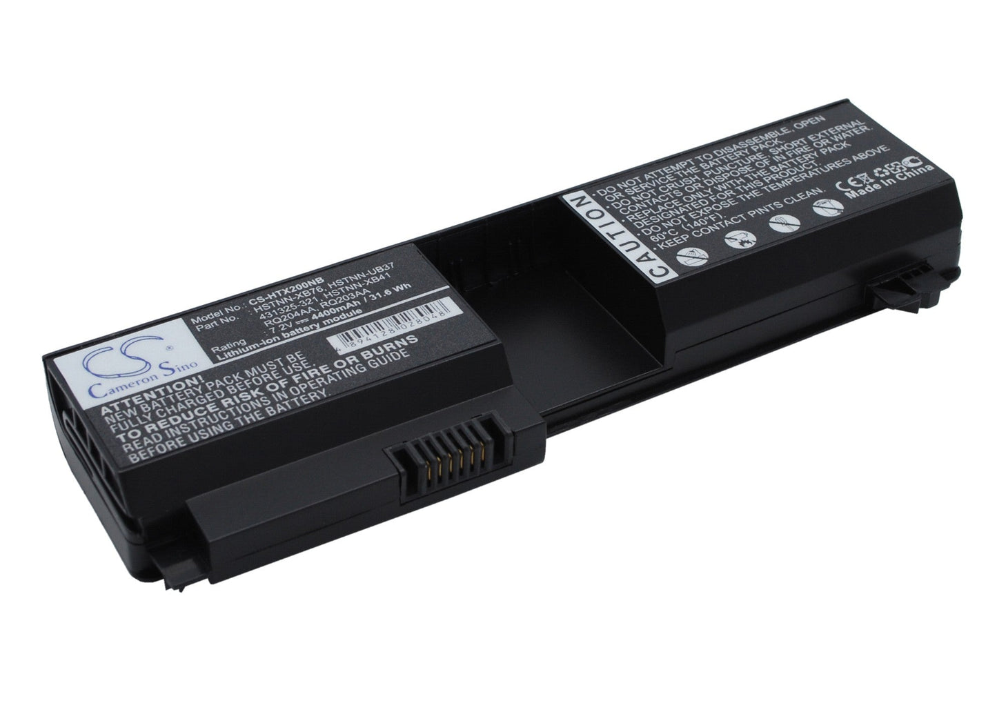 Replacement Battery for HP  Pavilion tx1000 – Notebook, Laptop – 4400mAh / 7.2V