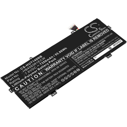 Replacement Battery for Huawei  book X Pro i5-8250U 256GB – Notebook, Laptop – 7350mAh / 55.86Wh / 7.6V