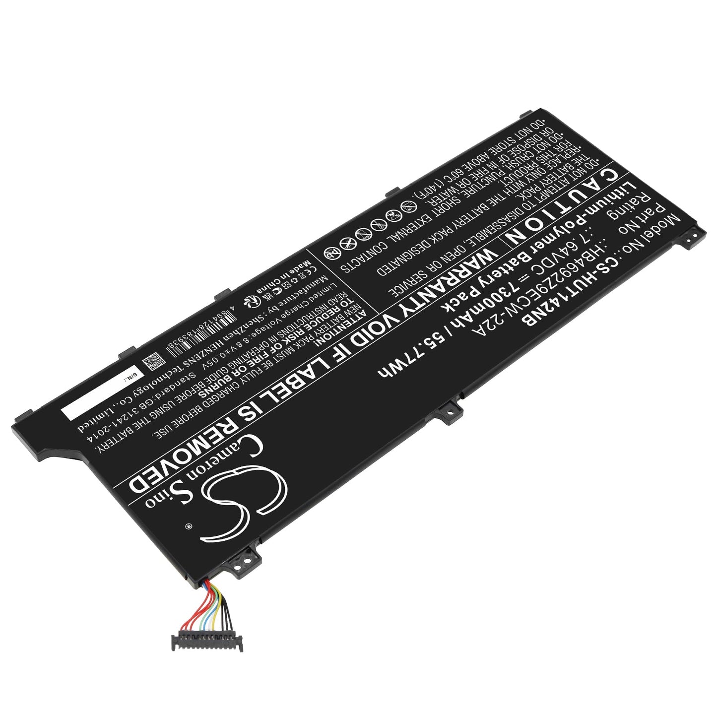 Replacement Battery for Huawei  MagicBook 14 2020 – Notebook, Laptop – 7300mAh / 55.77Wh / 7.64V