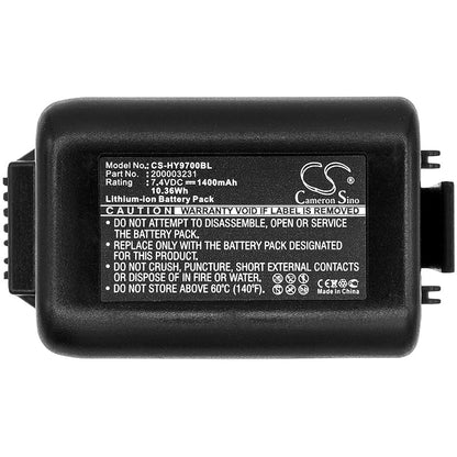 Replacement Battery for Dolphin  9700 Handheld – Barcode Scanner – 1400mAh / 10.36Wh / 7.4V