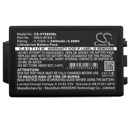 Replacement Battery for Honeywell  99EXhc – Barcode Scanner – 2400mAh / 8.88Wh / 3.7V