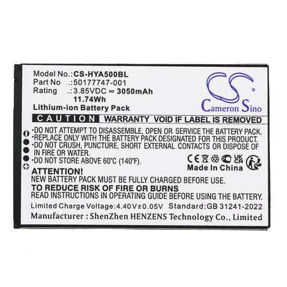 Replacement Battery for Honeywell  ScanPal EDA5S – Barcode Scanner – 3050mAh / 11.74Wh / 3.85V