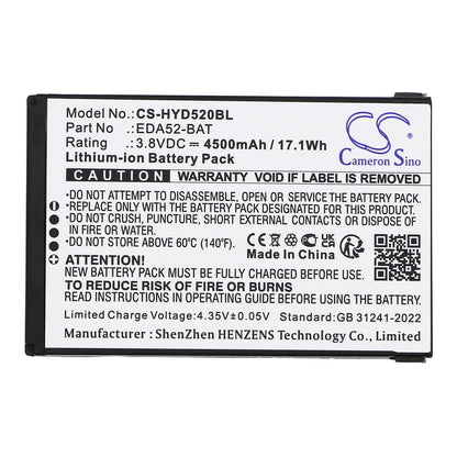 Replacement Battery for Honeywell  ScanPal EDA52 – Barcode Scanner – 4500mAh / 17.1Wh / 3.8V
