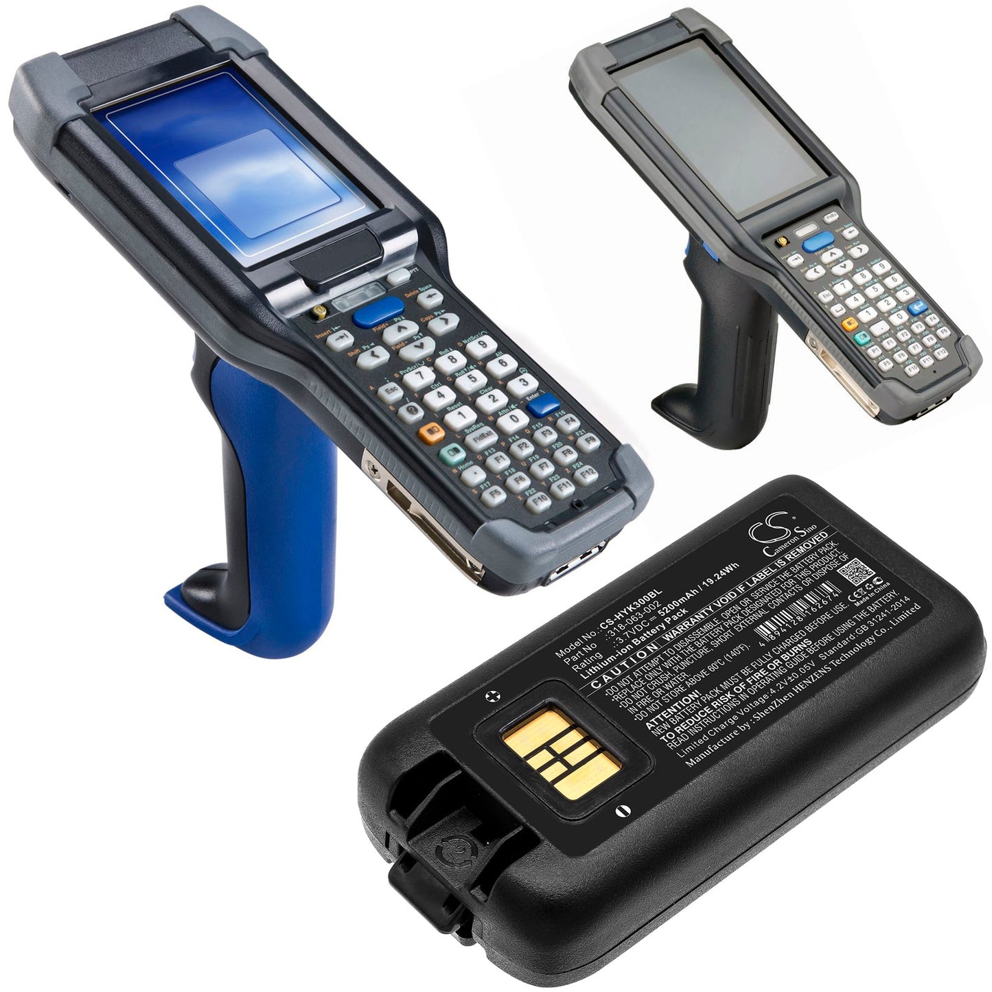 Replacement Battery for Honeywell  CK3 – Barcode Scanner – 5200mAh / 19.24Wh / 3.7V