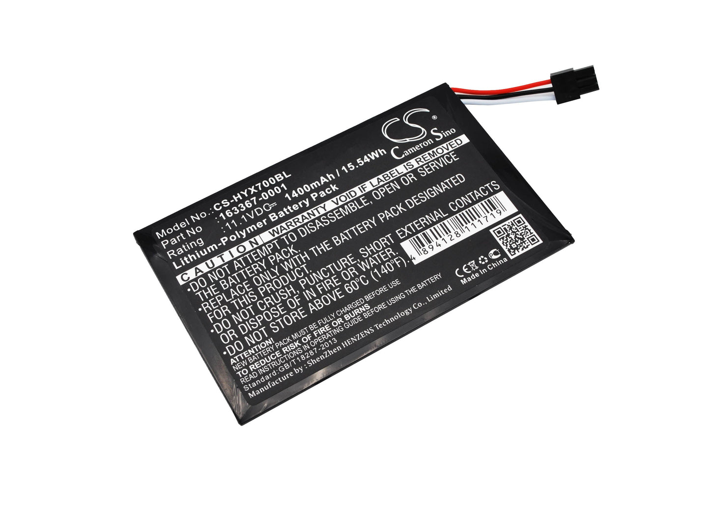 Replacement Battery for Honeywell  TX700 – Barcode Scanner – 1400mAh / 15.54Wh / 11.1V