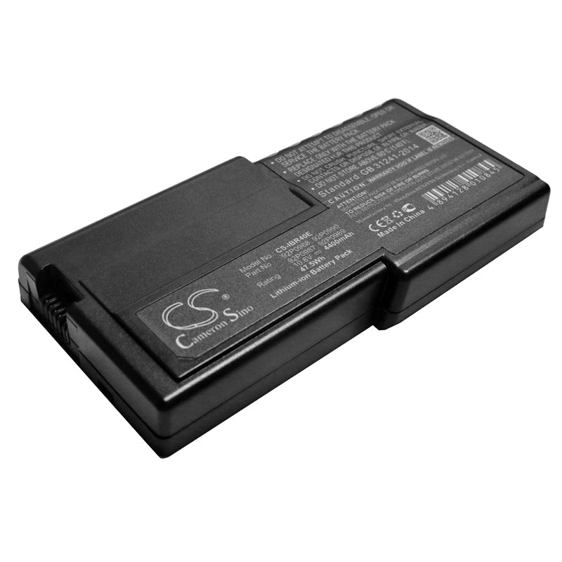 Replacement Battery for IBM  Thinkpad R40E – Notebook, Laptop – 4400mAh / 10.8V