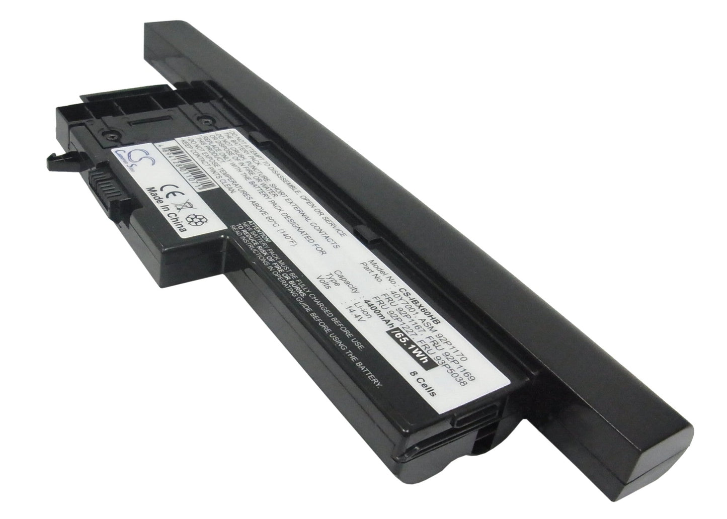 Replacement Battery for IBM  ThinkPad X60 – Notebook, Laptop – 4400mAh / 14.4V