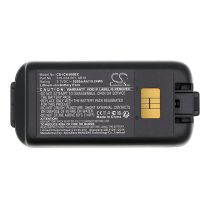 Replacement Battery for Intermec  CK3 – Barcode Scanner – 5200mAh / 19.24Wh / 3.7V