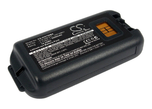 Replacement Battery for Intermec  CK70 – Barcode Scanner – 5200mAh / 19.24Wh / 3.7V