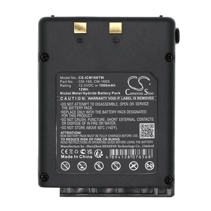 Replacement Battery for Icom IC-A22 IC-A22E, IC-A3, – 1000mAh / 12.00Wh