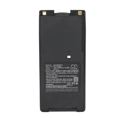Replacement Battery for Icom  IC-A24 – Two-Way Radio – 2200mAh / 16.28Wh / 7.4V