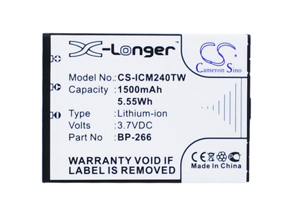 Replacement Battery for Icom  IC-M23 – Two-Way Radio – 1500mAh / 5.55Wh / 3.7V