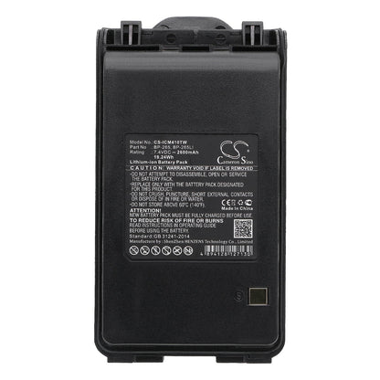 Replacement Battery for Icom  IC-3101 – Two-Way Radio – 2600mAh / 19.24Wh / 7.4V