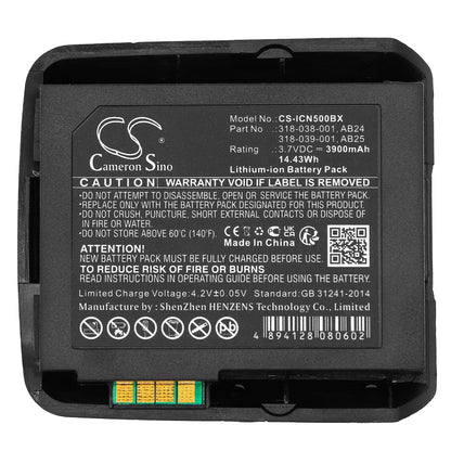 Replacement Battery for Intermec  CN50 – Barcode Scanner – 3900mAh / 14.43Wh / 3.7V