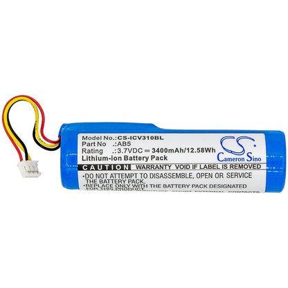 Replacement Battery for Intermec  CV30 – Barcode Scanner – 3400mAh / 12.58Wh / 3.7V