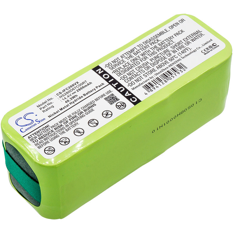 Replacement Battery for Infinuvo  CleanMate 365 – Vacuum – 2800mAh / 40.32Wh / 14.4V