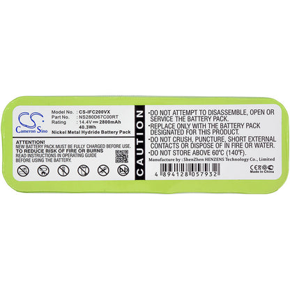 Replacement Battery for Aircraftvacuums  Pilot Lux – Vacuum – 2800mAh / 40.32Wh / 14.4V