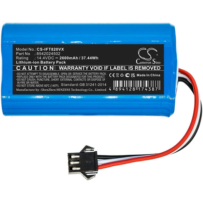 Replacement Battery for Deik MT820 – 2600mAh / 37.44Wh