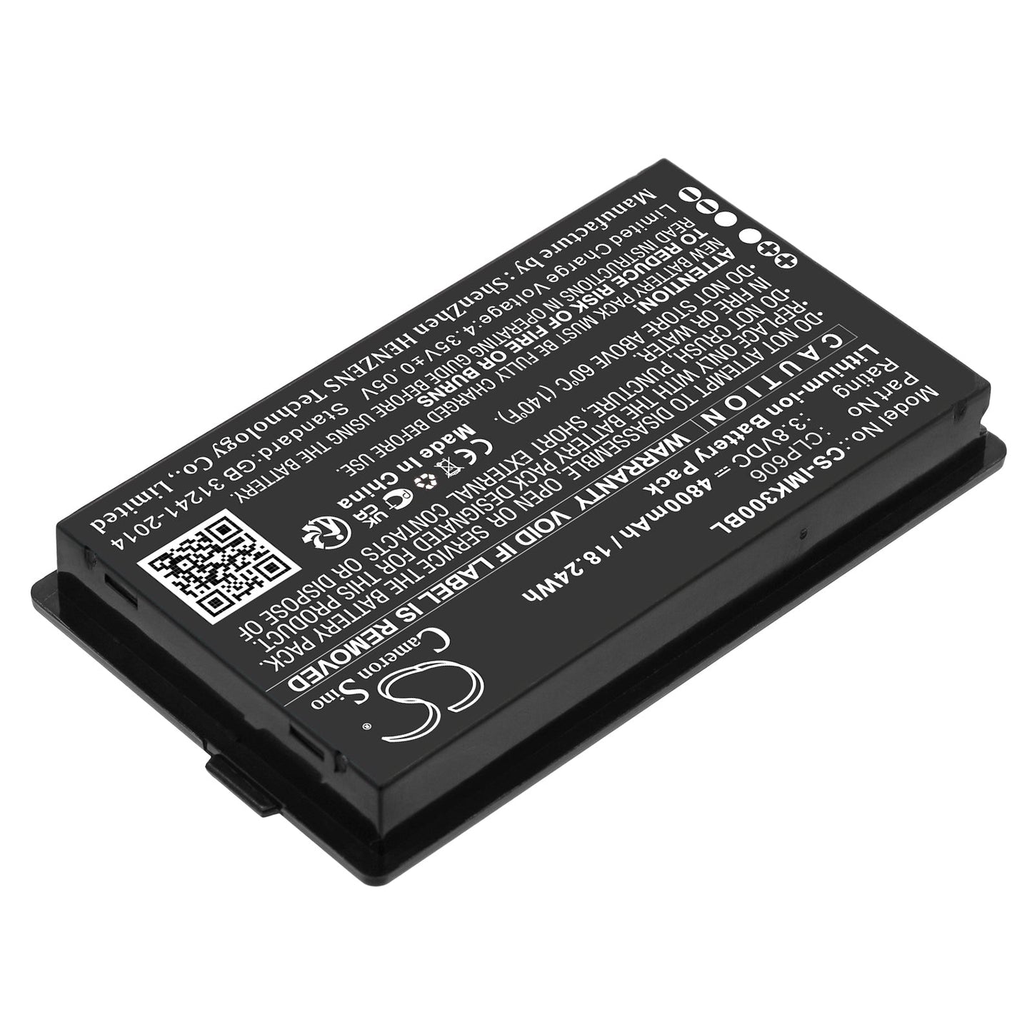Replacement Battery for iData  K3 – Barcode Scanner – 4800mAh / 18.24Wh / 3.8V