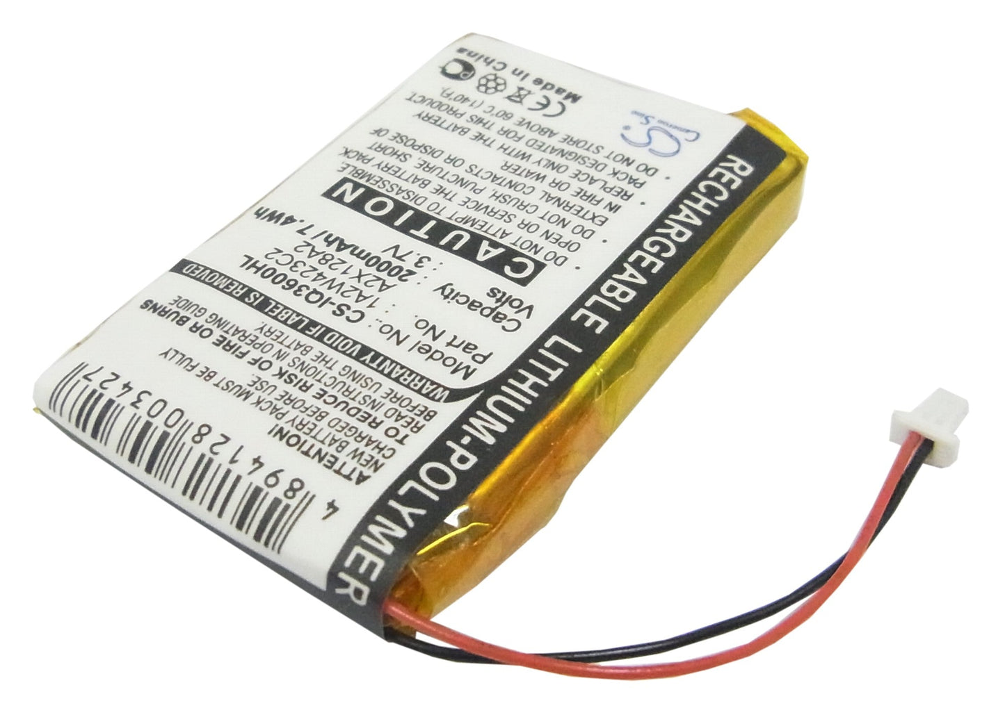 Replacement Battery for Garmin  iQue 3200 – GPS, Navigator – 2000mAh / 7.40Wh / 3.7V