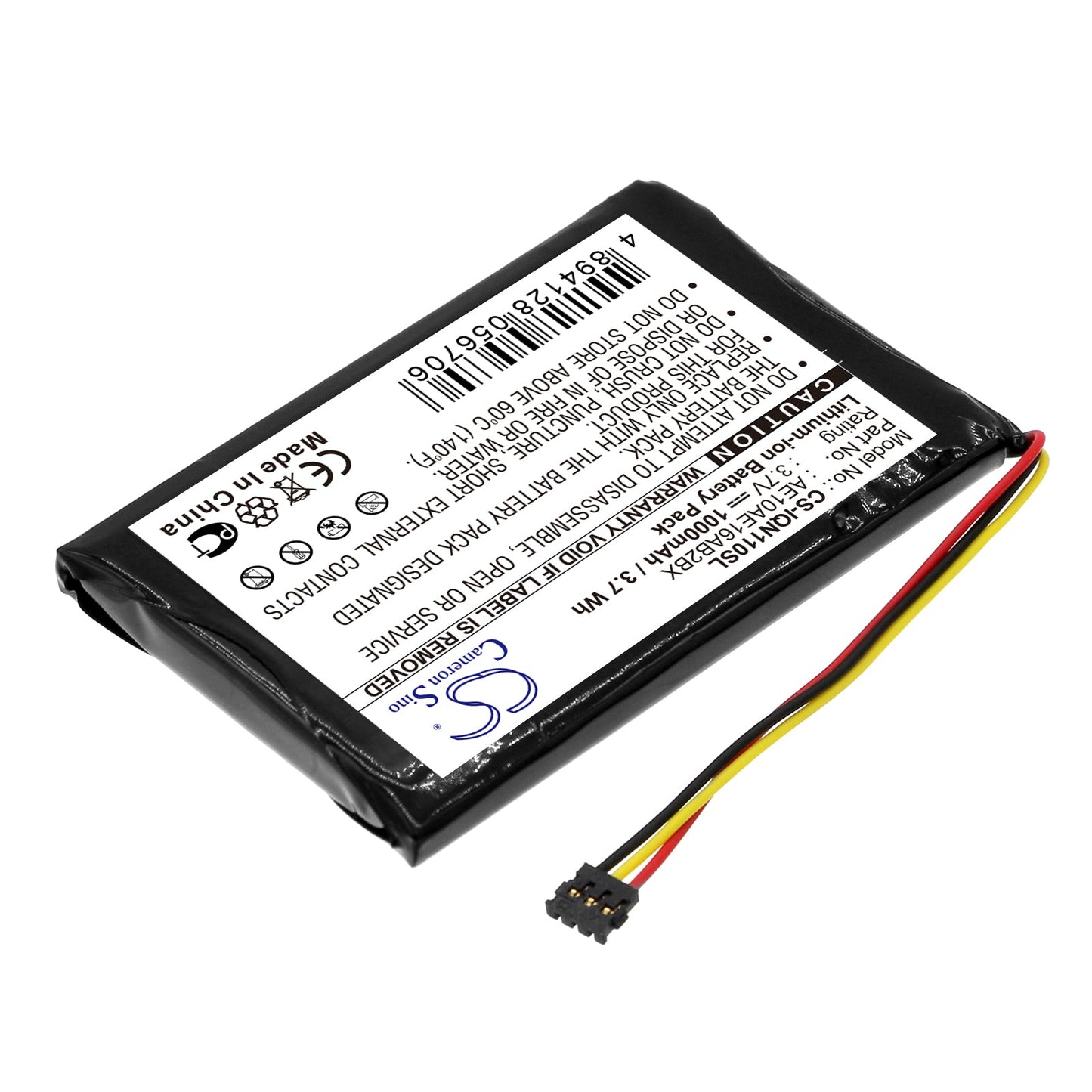Replacement Battery for Garmin  Nuvi 1100 – GPS, Navigator – 1000mAh / 3.7V