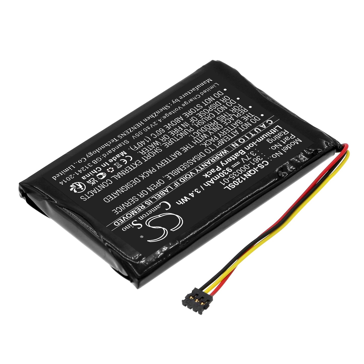 Replacement Battery for Garmin  Drive Assist 50 – GPS, Navigator – 930mAh / 3.44Wh / 3.7V