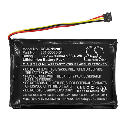 Replacement Battery for Garmin  Drive Assist 50 – GPS, Navigator – 930mAh / 3.44Wh / 3.7V