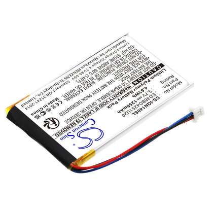 Replacement Battery for Garmin  Nuvi 1400 – GPS, Navigator – 1250mAh / 4.63Wh / 3.7V