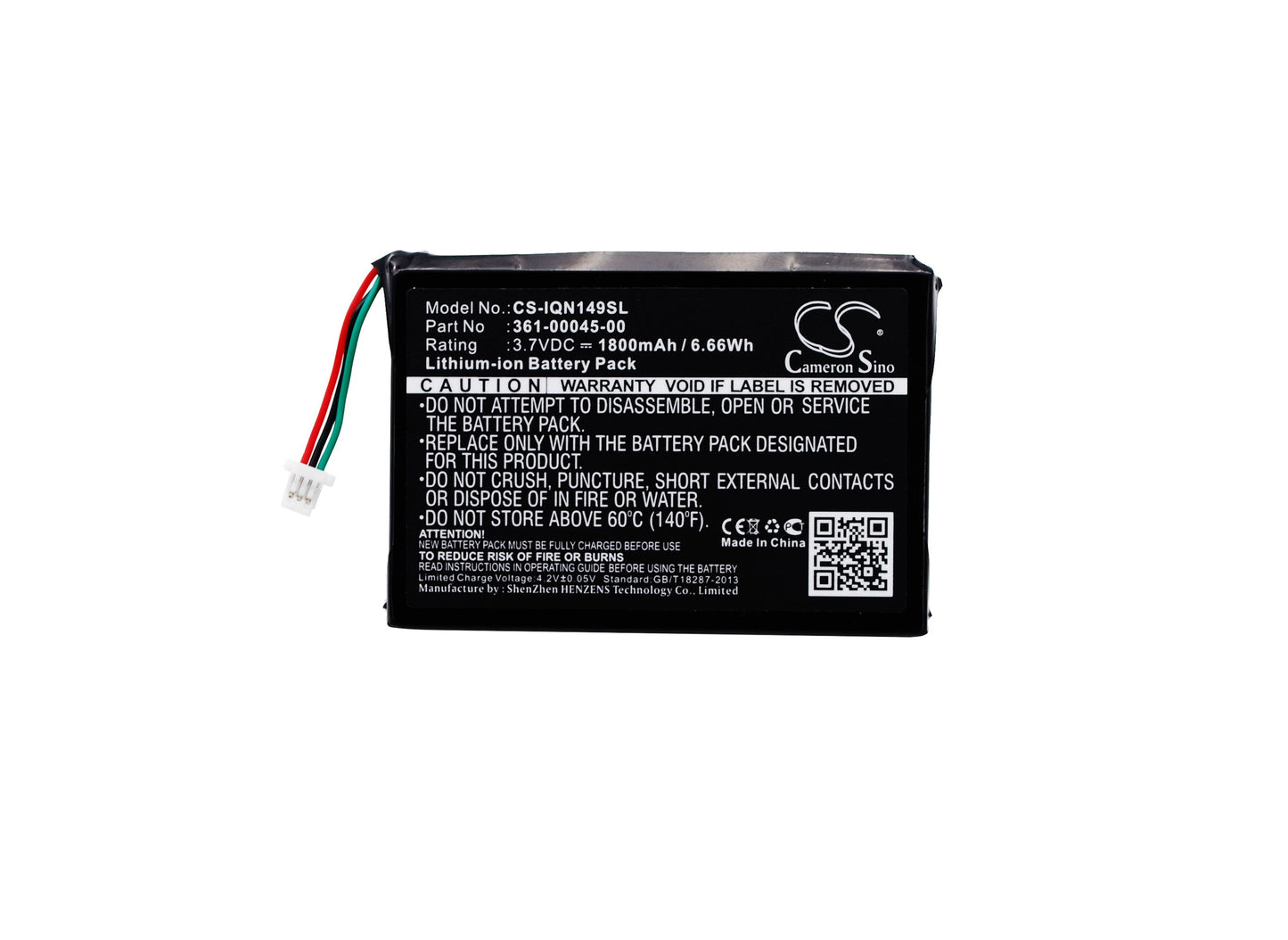 Replacement Battery for Garmin  GDL 39 – GPS, Navigator – 1800mAh / 6.66Wh / 3.7V
