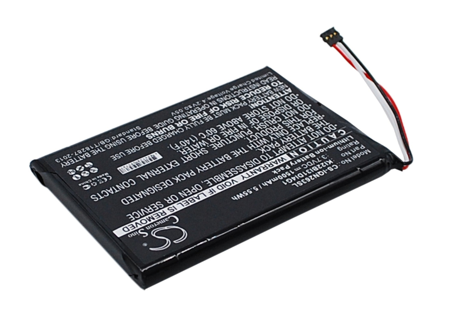 Replacement Battery for Garmin  010-01188-02 – GPS, Navigator – 1500mAh / 5.55Wh / 3.7V