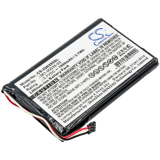 Replacement Battery for Garmin  010-01316-00 – GPS, Navigator – 1000mAh / 3.70Wh / 3.7V