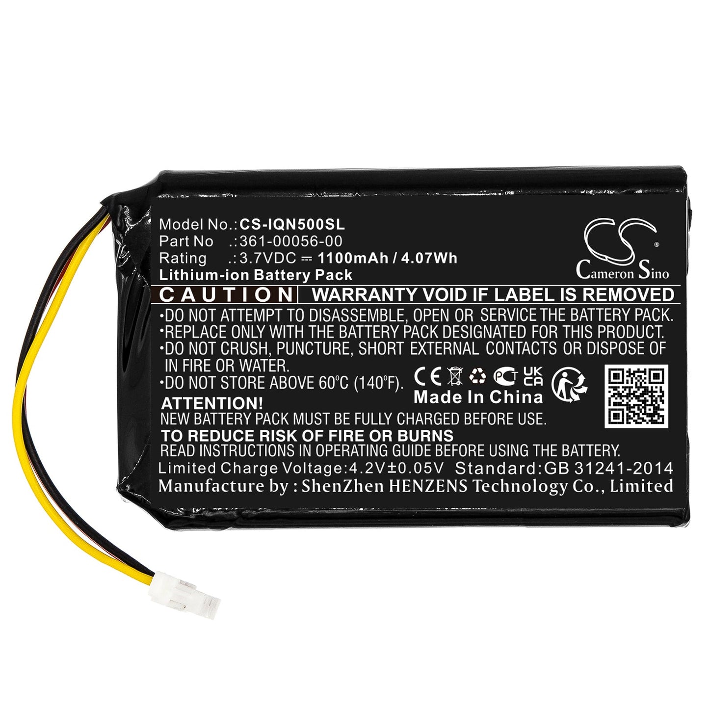 Replacement Battery for Mitac  Mio Spirit 8500 LM – GPS, Navigator – 1100mAh / 4.07Wh / 3.7V