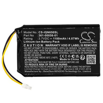 Replacement Battery for Garmin  010-01211-01 – GPS, Navigator – 1100mAh / 4.07Wh / 3.7V