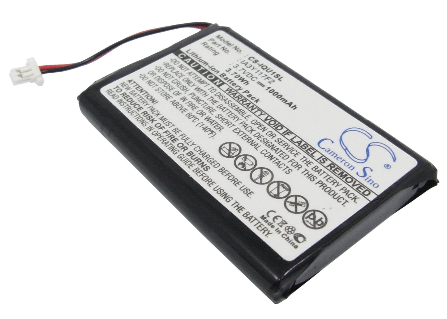 Replacement Battery for Garmin  Quest – GPS, Navigator – 1000mAh / 3.7V