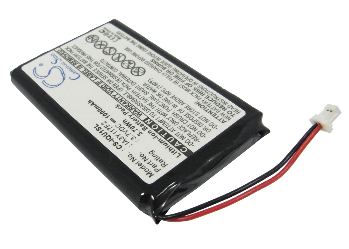 Replacement Battery for Garmin  Quest – GPS, Navigator – 1000mAh / 3.7V