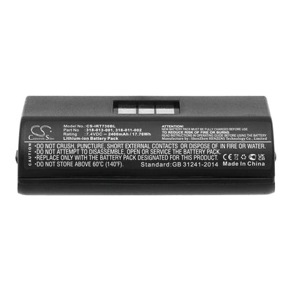 Replacement Battery for Intermec  700 – Barcode Scanner – 2400mAh / 17.76Wh / 7.4V