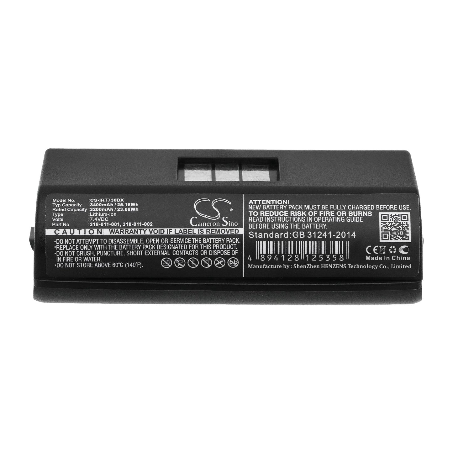 Replacement Battery for Intermec  700 – Barcode Scanner – 3400mAh / 25.16Wh / 7.4V
