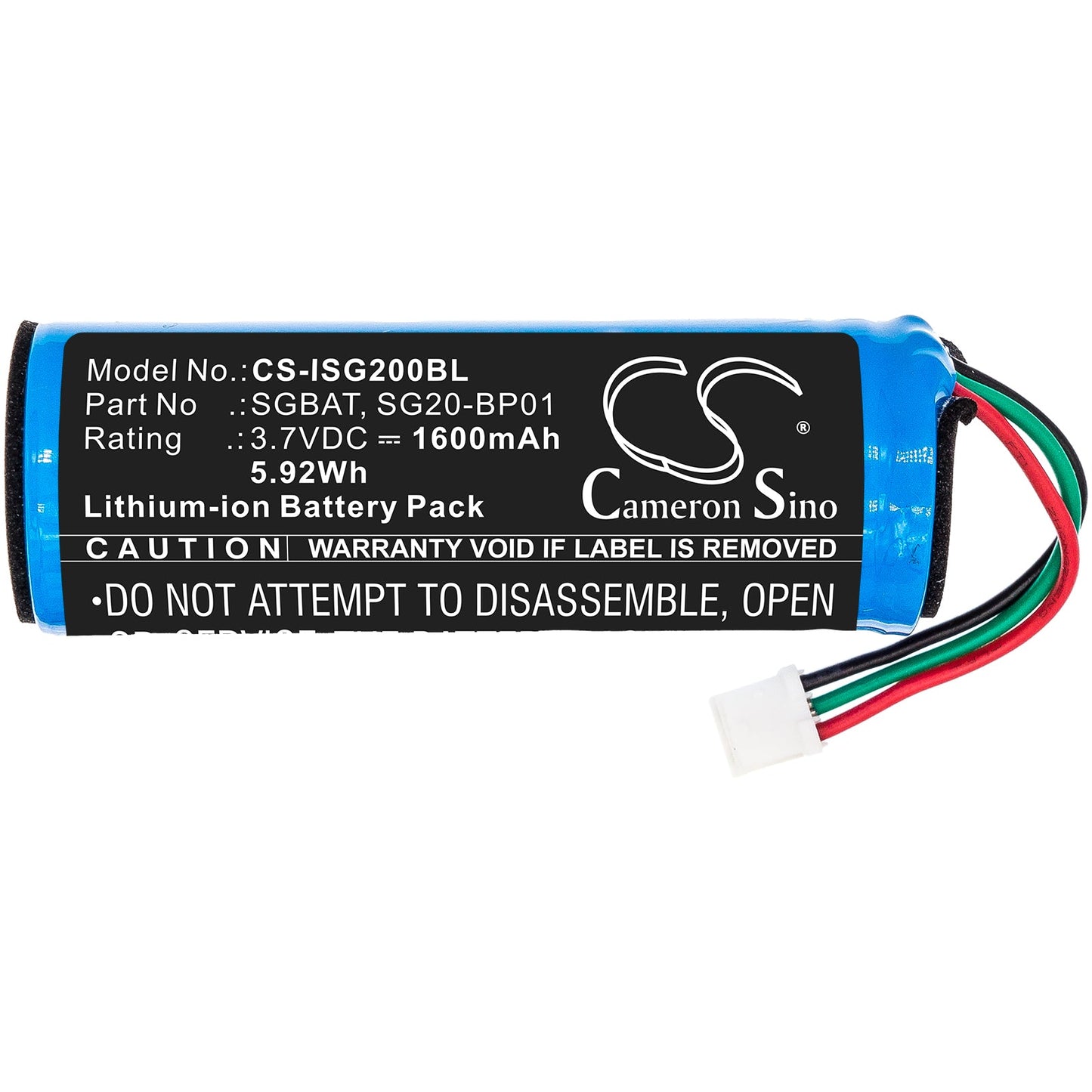 Replacement Battery for Intermec  SG20 – Barcode Scanner – 1600mAh / 5.92Wh / 3.7V
