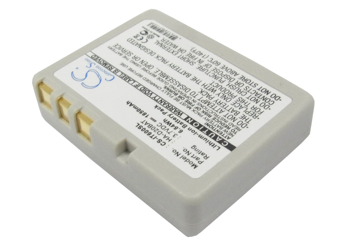 Replacement Battery for Casio  DT-5300 – Barcode Scanner – 1850mAh / 6.85Wh / 3.7V