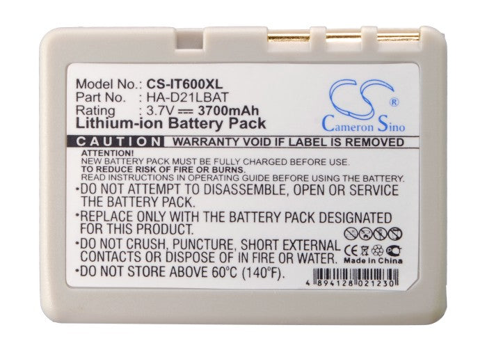Replacement Battery for Casio  DT-5300 – Barcode Scanner – 3700mAh / 13.69Wh / 3.7V