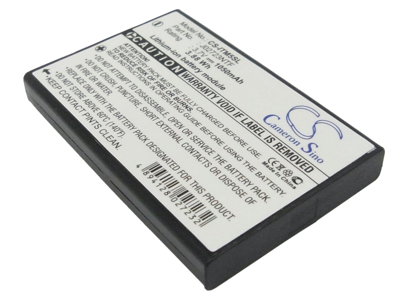 Replacement Battery for i-Blue  PS3200 – GPS, Navigator – 1050mAh / 3.7V