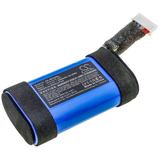 Replacement Battery for JBL  PartyBox On-The-Go – Speaker – 3000mAh / 22.20Wh / 7.4V
