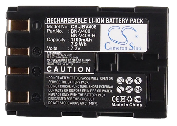 Replacement Battery for JVC  CU-VH1 – Camera – 1100mAh / 7.4V