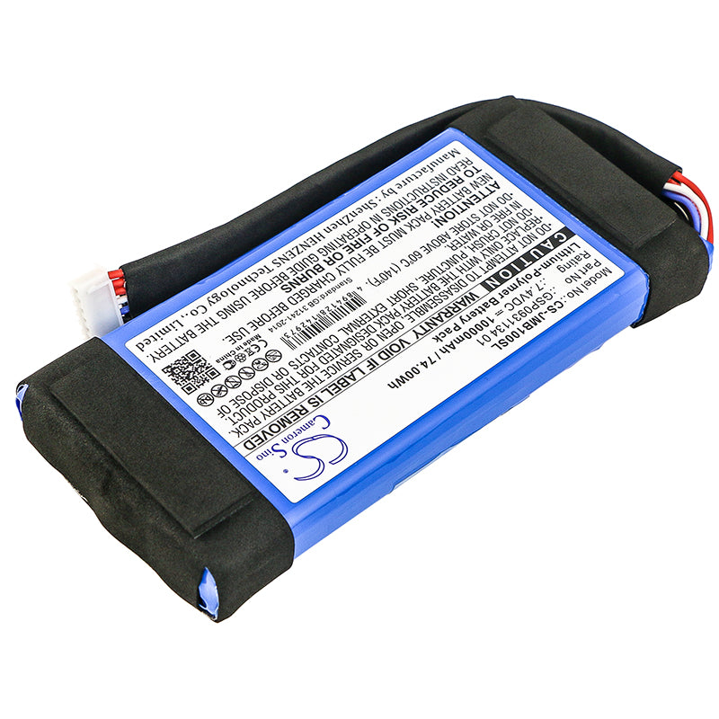 Replacement Battery for JBL  Boombox – 10000mAh / 74.00Wh