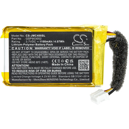 Replacement Battery for JBL  AN0402-JK0009880 – Speaker – 1100mAh / 4.07Wh / 3.7V