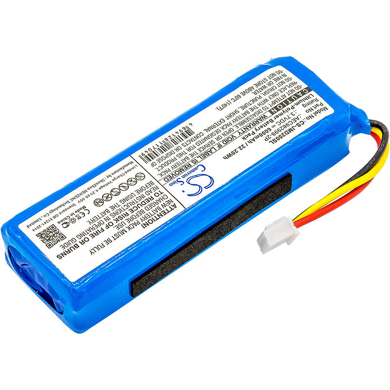 Replacement Battery for JBL  Charge – Speaker – 6000mAh / 22.20Wh / 3.7V