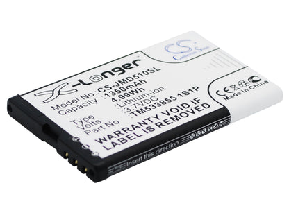 Replacement Battery for JBL  MD-51W – 1350mAh / 4.99Wh