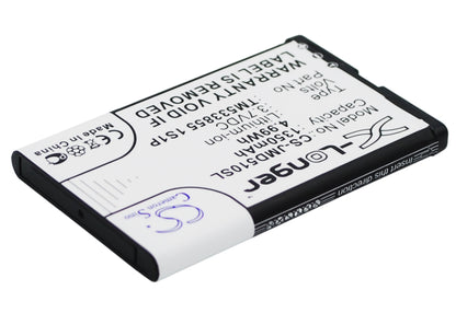 Replacement Battery for JBL  MD-51W – 1350mAh / 4.99Wh